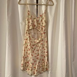 Cherry print dress